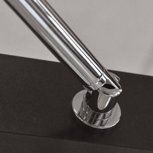 Roltechnik TDO1+TB 100x100 nyíló ajtós zuhanykabin