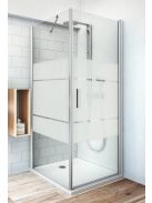 TB+TCO1 80x80 szögletes nyíló ajtós zuhanykabin intimglass