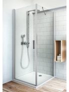 TB+TCO1 90x100 szögletes nyílóajtós zuhanykabin átlátszó