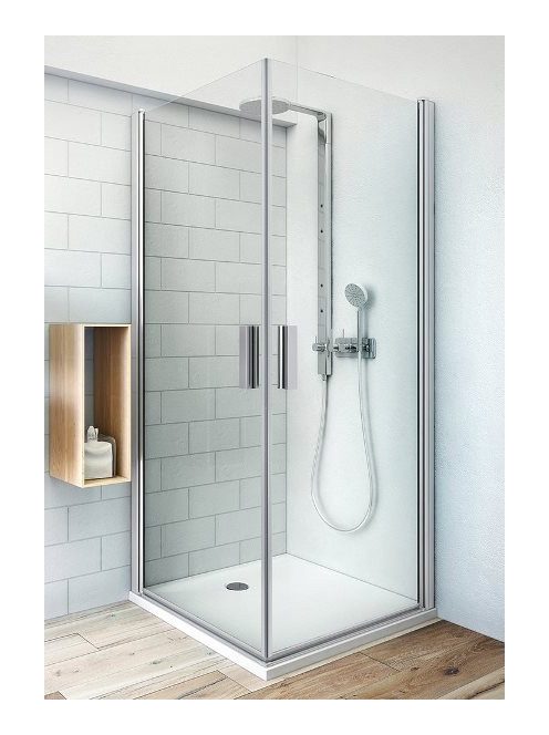 TCO1+TCO1 100 szögletes nyílóajtós zuhanykabin