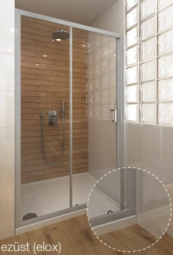 Roltechnik TCN1 90 nyílóajtós zuhanyajtó