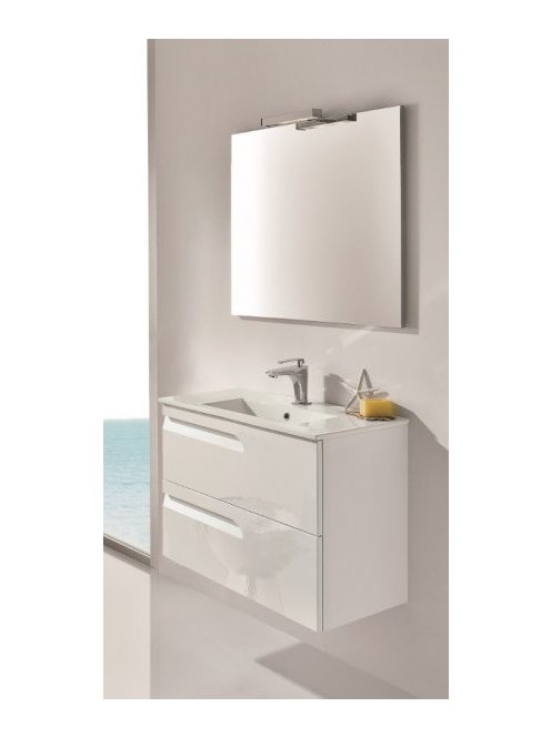 Vitale 60 cm fali fürdőszobabútor Kyra mosdóval, tükörrel