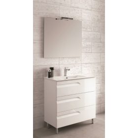 Vitale 80 cm fürdőszobabútor Kyra mosdóval, tükörrel