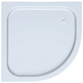 Ontex 90x90 íves akril zuhanytálca felülnézet