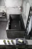 Polysan Quest 180x100 egyedi akril kád matt fekete