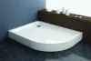 Malur 100x80 íves akril zuhanytálca jobb