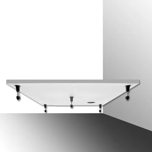 Rectan-M 120x90 téglalap öntött márvány zuhanytálca láb