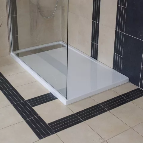 Integro 120x90 téglalap zuhanytálca beszerelve