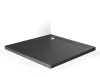 Flat Stone 90x90 szögletes akril zuhanytálca antracit