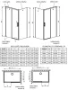 Idea KDJ 100x80 cm tolóajtós zuhanykabin méretei