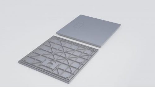 Sanotechnik SMC 90x90 cm méretre vágható zuhanytálca
