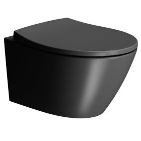 Sapho GSI Modo Swirflush fali WC ExtraGlaze matt fekete
