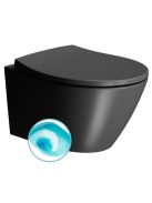GSI Modo Swirflush fali WC ExtraGlaze matt fekete