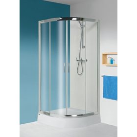 Sanplast KP4-kpl-H-TX5b 100x100 íves zuhanykabin +tálca