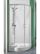 KP2DJa/TX5b 100x100 íves nyílóajtós zuhanykabin