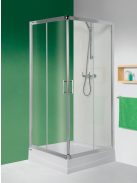 KN/TX5b 100x100 szögletes tolóajtós zuhanykabin