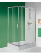 KN/TX5b 100x80 szögletes tolóajtós zuhanykabin