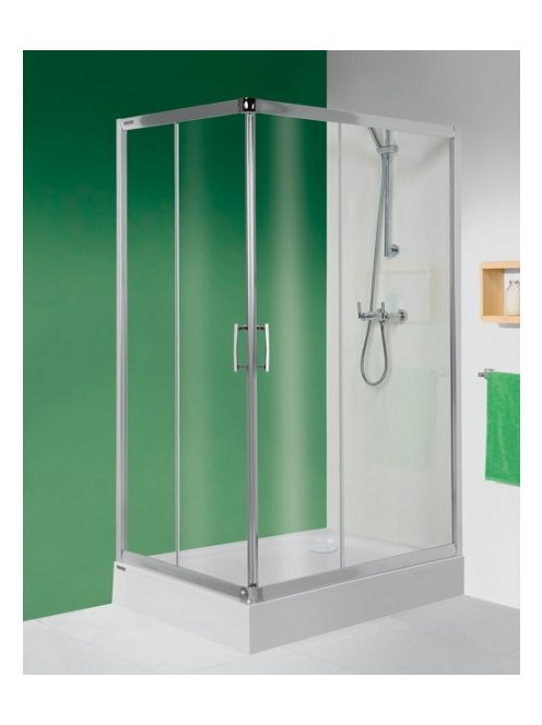 KN/TX5b 120x80 szögletes tolóajtós zuhanykabin