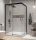 Sanplast KN/FreeZone Black 90x80 szögletes zuhanykabin