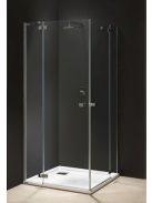 KN4/FREE-80-S szögletes nyíló ajtós zuhanykabin