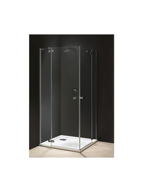 KN4/FREE-80-S szögletes nyíló ajtós zuhanykabin