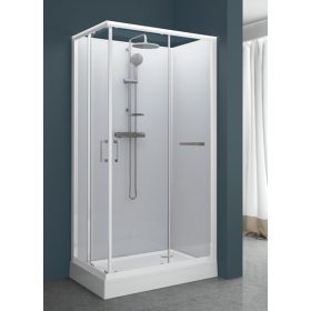 Sanplast kpl-KCKN/CLII 120x90 hátfalas komplett zuhanykabin