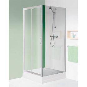 Sanplast D2/TX5b 120 + SS0/TX5 100 tolóajtós zuhanykabin