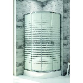   Sanplast KP4-kpl/FRIS-b-90-S W20 90x90 íves zuhanykabin tálcával