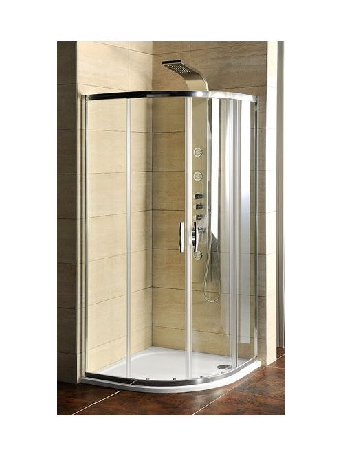 Gelco Sigma 90x90 íves zuhanykabin + öntött márvány tálca