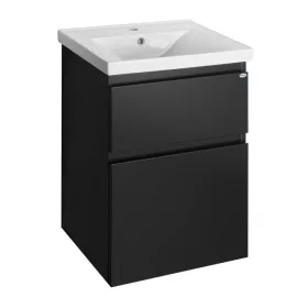 Aqualine Altair 60 cm alsóbútor mosdóval matt fekete