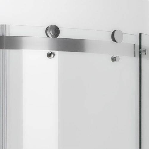 AMD2 130+AMB 80 szögletes, tolóajtós zuhanykabin részlet