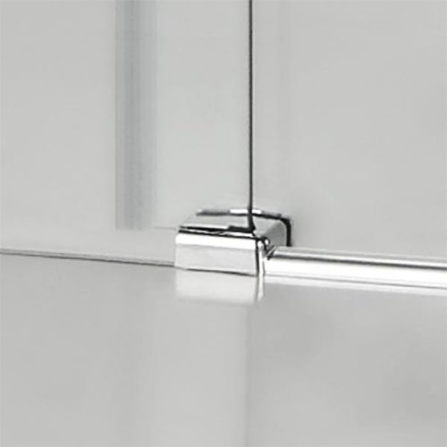 AMD2 140+AMB 80 szögletes, tolóajtós zuhanykabin részlet