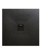 Arezzo SOLIDSoft 100x100 cm szögletes zuhanytálca fekete