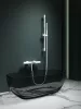Arezzo Elegant termosztátos kádtöltő csaptelep zuhanyszettel matt fehér