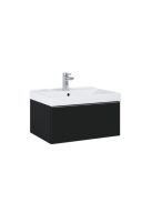 Monterey 60 cm modern fürdőszobabútor matt fekete