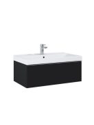 Monterey 80 cm modern fürdőszobabútor matt fekete