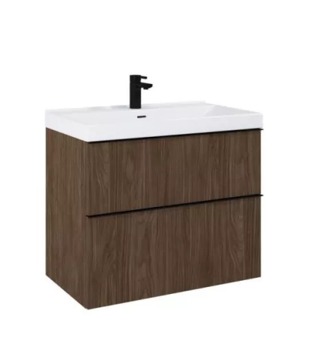 Monterey 80 cm modern fürdőszobabútor lincoln dió