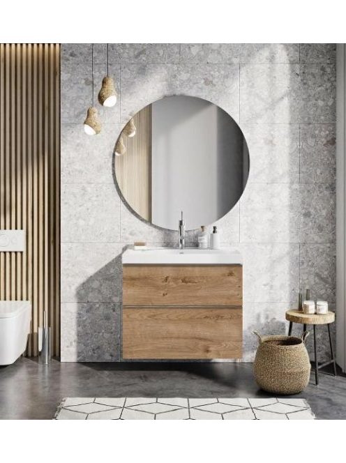 Monterey 80 cm modern fürdőszobabútor canela tölgy