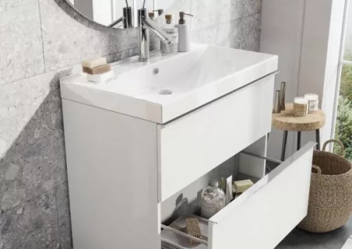 Monterey 100 cm modern fürdőszobabútor 2 fiókkal