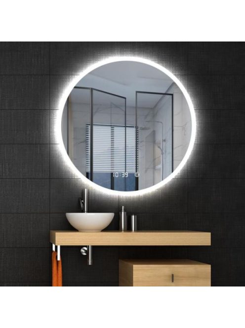 Arezzo design okos tükör 80 cm LED világítással, kijelzővel