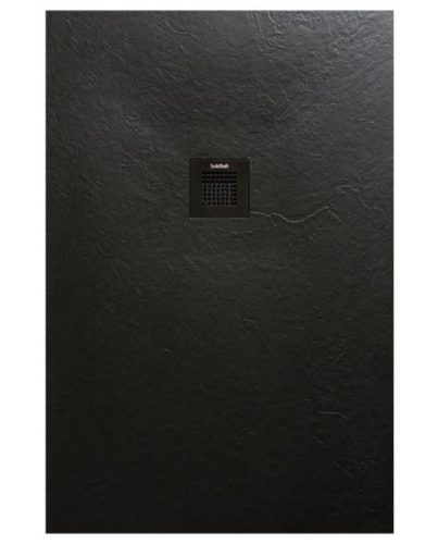 Arezzo SOLIDSoft 120x70 cm téglalap zuhanytálca fekete