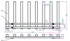 Tube Chrome 600x1200 törölközőszárítós radiátor