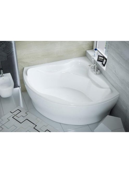 Ancona 150x150 akril sarok kád beépítve