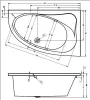 Lyra 140x90 akril kád méretei