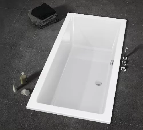 Lusso 190x90 akril kád beépítve