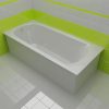 Miami 170x70 akril kád előlappal