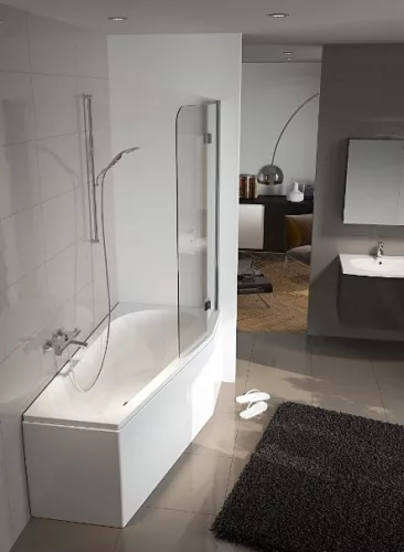 Delta 160x80 akril kád beépítve