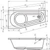 Delta 160x80 akril kád méretei