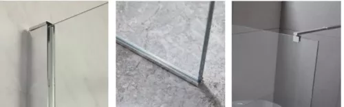 Diplon BP6611-80 cm Walk in zuhanyfal
