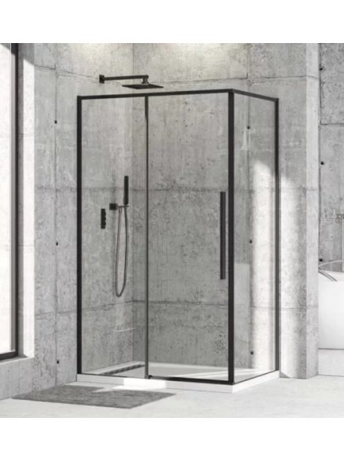 BR6612CA 100x80 cm szögletes tolóajtós zuhanykabin